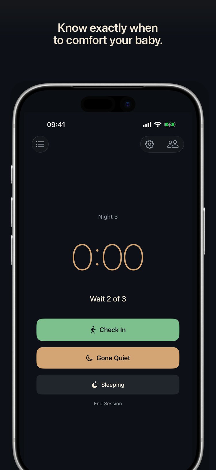 Check-in prompt
